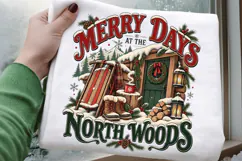 Merry Days at the Northwoods Christmas Winter Cabin Product Image 3