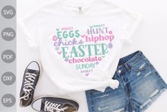 Easter Tshirt Design/ Easter Heart SVG Cut Files Product Image 3