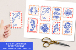Whimsical Ocean Creatures Stickers | Summer Sticker Bundle Product Image 2