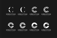 initial letter C logo line style vector design Product Image 3