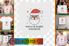 Cheerful TSHIRT Sublimation Ideas, Funny Santa Product Image 1