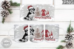 Merry Christmas Mug Wrap - Christmas Mug Sublimation Product Image 1