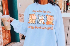 Day in the Life of a Cozy Bookish Girl PNG Sublimation DIY Product Image 4