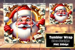 Sublimation 3D Wall Hole Tumbler Wrap Fun Product Image 1