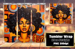 African American 3D Wrap Art 20oz Product Image 1