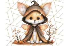 Halloween Fairy Animal Clipart PNG, Cute Spooky Creatures Product Image 4
