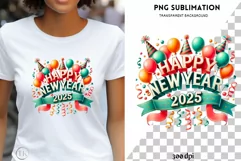 New Year's Eve PNG Digital Design for Holiday Shirts Product Image 1