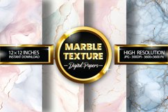 Marble Texture Digital Papers - 04 Variations Product Image 1