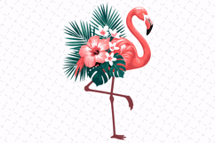 Flamingo Svg | Summer Svg | Svg Cut File Product Image 1