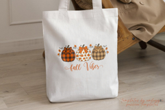 Fall Vibes PNG Autumn Aesthetic Sublimation Design Pumpkin Product Image 3
