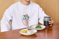 Whimsical Summer Seahorse Clipart Product Image 6