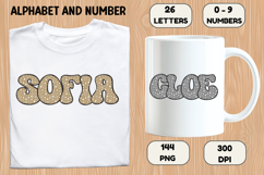 Polka Dots Alphabet Letters &amp; Numbers Clipart PNG 300DPI Product Image 6