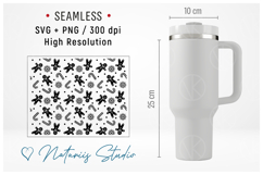 Funny Christmas Pattern - 40oz Tumbler Laser Engraving Product Image 3