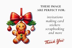 Watercolor Christmas Ornament sublimation bundle Product Image 4