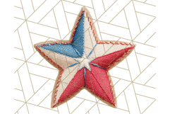 Patriotic Star Clipart PNG, Stars 4th of July PNG Graphic Product Image 4