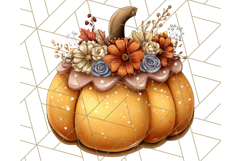 Fall Cookie Clipart PNG, Autumn Sweets Pumpkin Cookies Product Image 4