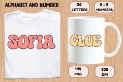 Mermaid Scales Alphabet Letters &amp; Numbers Clipart PNG 300DPI Product Image 6