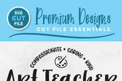 Art Teacher svg - an art teacher svg unisex design for craft Product Image 2