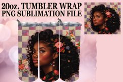 Chessboard African Beauty Tumbler Wrap - 20oz Art Product Image 1