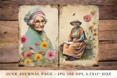 Printable Junk Journal Pages grandma 8 Product Image 1