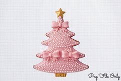 Pink Christmas Gingerbread sublimation Clipart PNG Product Image 1