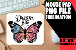 ENCHANTED desk pad Sublimation Style, Butterfly Product Image 1