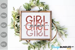 Girl Mama SVG Design/ Mother's Day SVG Cut Files Product Image 2