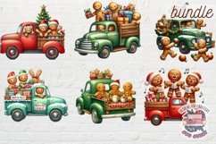Christmas Gingerbread Mans bundle 74 PNG Sublimation Cute Product Image 12