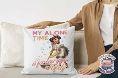 Pin Up Girl Sublimation Design Sarcastic Quote Tshirt Smiles Product Image 3