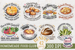 Homemade Food Club Quotes Sublimation Bundle 42 PNG Product Image 6