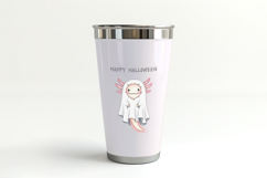 Halloween Axolotl Ghost Costume BOO Spooky PNG Uparupa Product Image 4