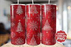 Christmas Red Tumbler | Christmas Tumbler Wrap Product Image 1
