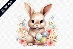 Easter Bunny Sublimation - Bunny Sublimation Design Product Image 1
