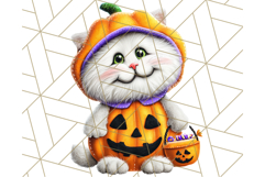Halloween Animals in Costumes Clipart PNG, Cute Pets Art Product Image 4
