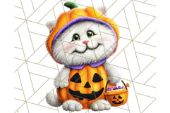 Halloween Animals in Costumes Clipart PNG, Cute Pets Art Product Image 4