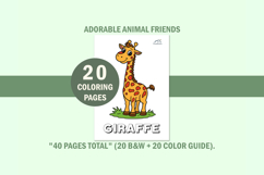 20 Cute Animal Coloring Book for Toddlers Product Image 16
