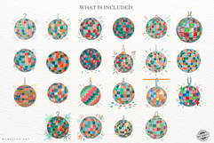 Retro Disco Balls Clipart Product Image 4