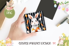 Easter Bunny Magnet, Carrot Magnet Template Product Image 1