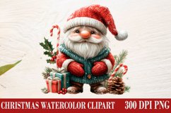 Christmas Gnome Clipart, Winter Clipart Product Image 1