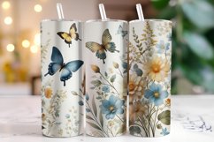 Flowers Tumbler Wrap | Sublimation | Tumblers Product Image 1