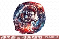 Zodiac Sign Astrology Clipart Bundle Product Image 16