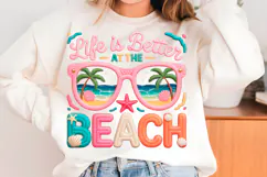 Faux Yarn Summer PNG, Beach Vibes Png Product Image 2