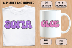 Mermaid Scales Alphabet Letters &amp; Numbers Clipart PNG 300DPI Product Image 6