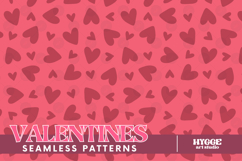 St Valentine&#039;s Day Hearts Cupid Love Seamless Pattern PNG Product Image 1