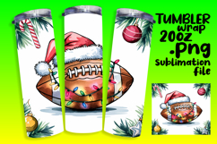 SLEEK 20oz PNG Tumbler Artwork , Holiday Product Image 1