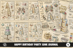 Happy Birthday Party Junk Journal Product Image 1