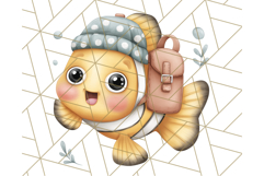 Sea Animal Clipart for Kids PNG, Ocean Animals Clip Art Png Product Image 4