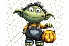 Monster Kids Clipart PNG, Cute Halloween Costume Art Product Image 4