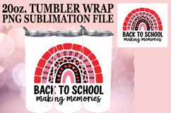 Radiant memories 20oz tumbler wrap, Back To School Product Image 1