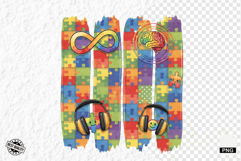 Autism Brushtrokes Clipart Product Image 1